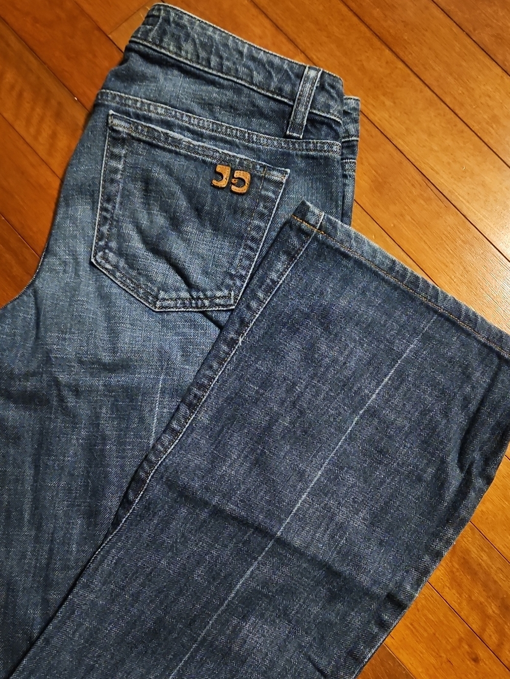 Joe's Jeans Honey Fit Dark Blue Denim with Branded Back Accent